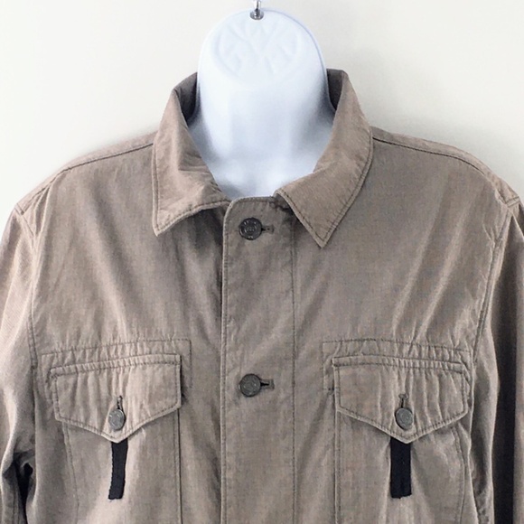 Banana Republic Women Utility Field Jacket Brown Cotton Unlined Lightweight Sz S - Picture 2 of 13